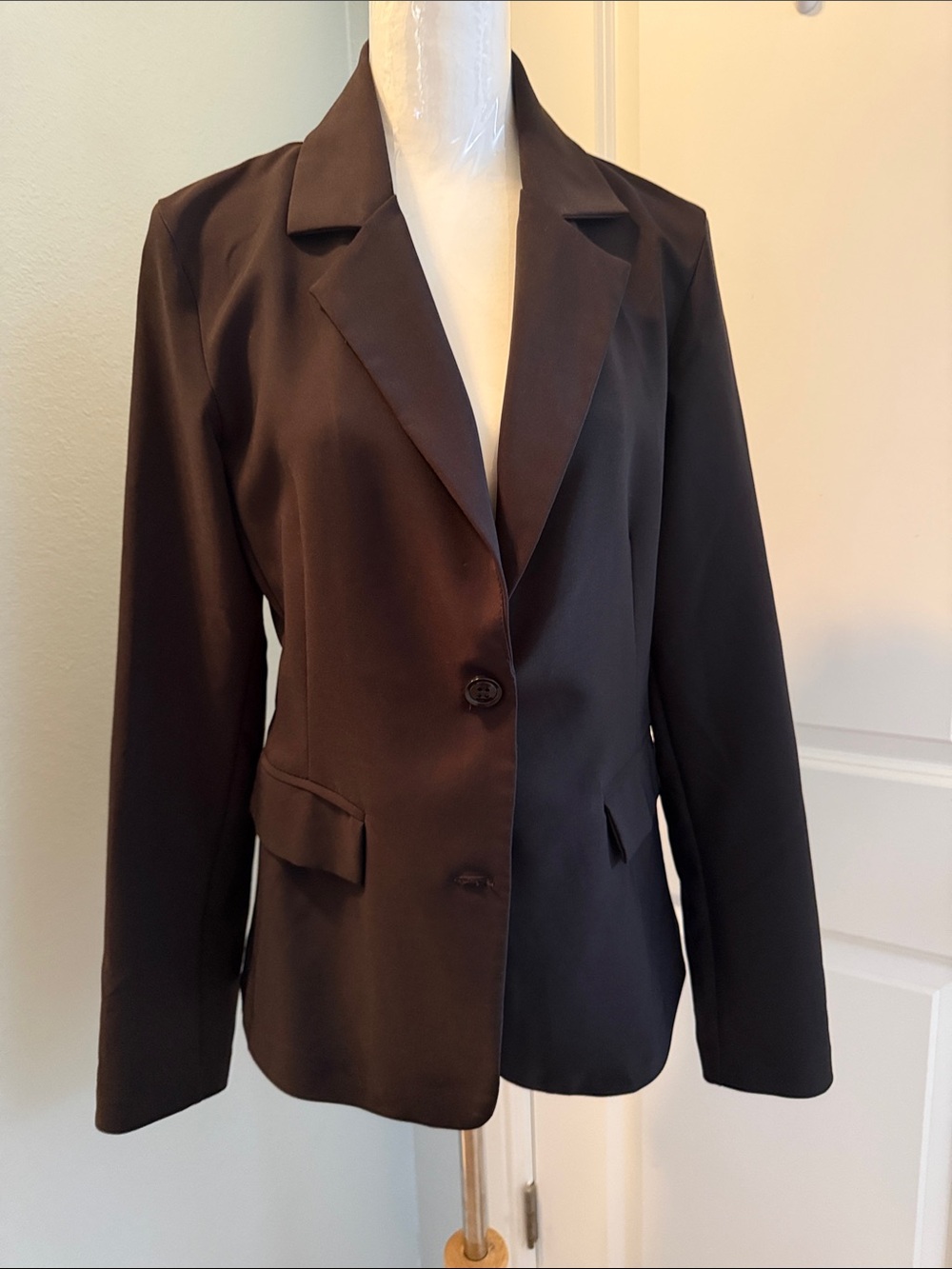 Women's Black Single-Button Blazer Jacket Made in Italy 🇮🇹